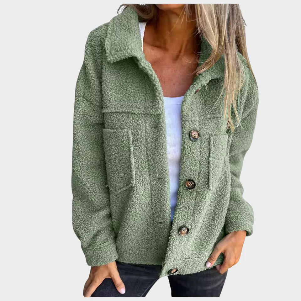 Eva - mehka polarna jakna z gumbi 