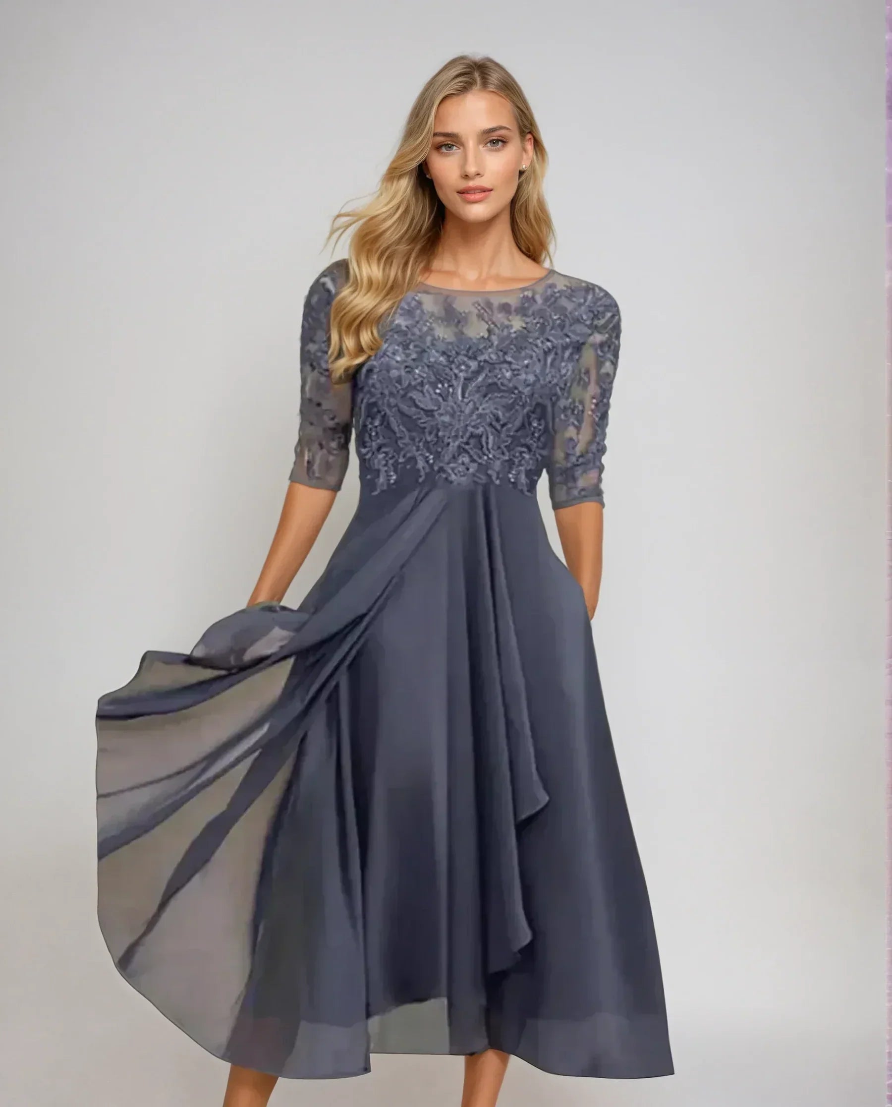 Margherita | Elegantna čipkasta obleka
