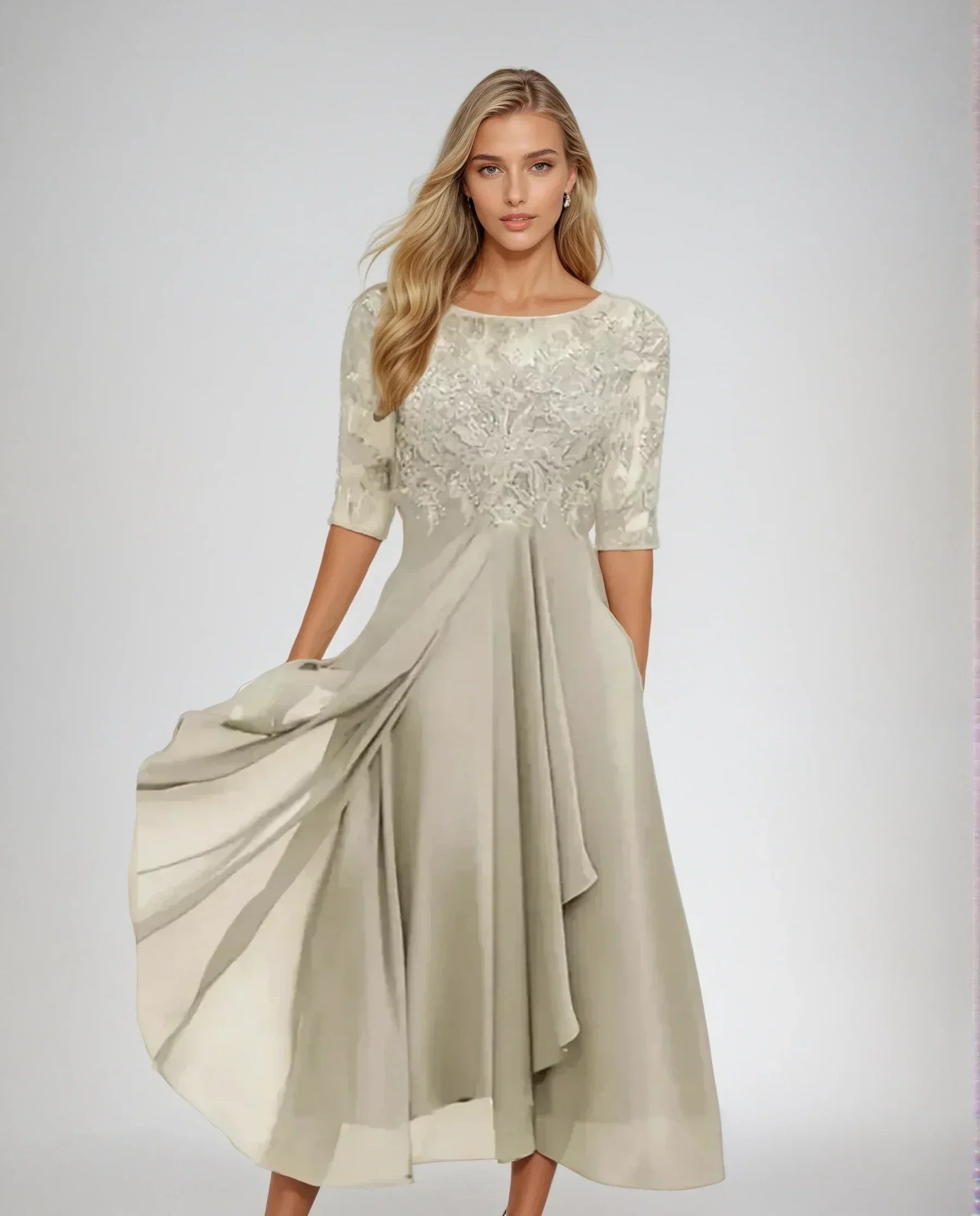 Margherita | Elegantna čipkasta obleka
