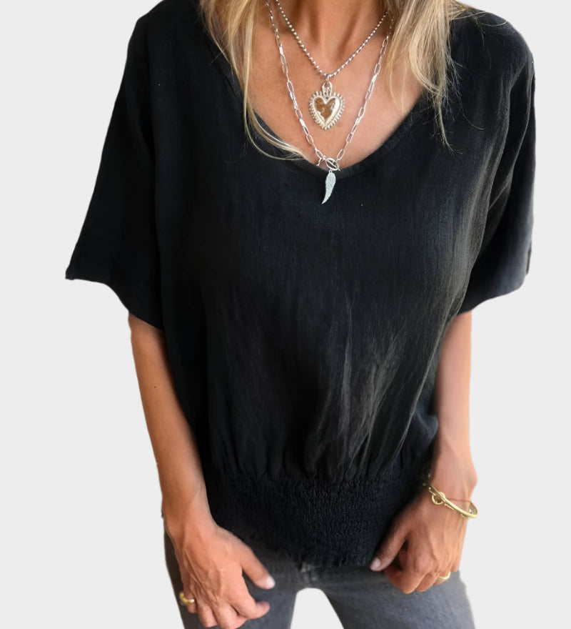 Prostrana poletna bluzka