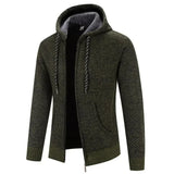 Lucas™ | Strikket Hoodie med Lynlås