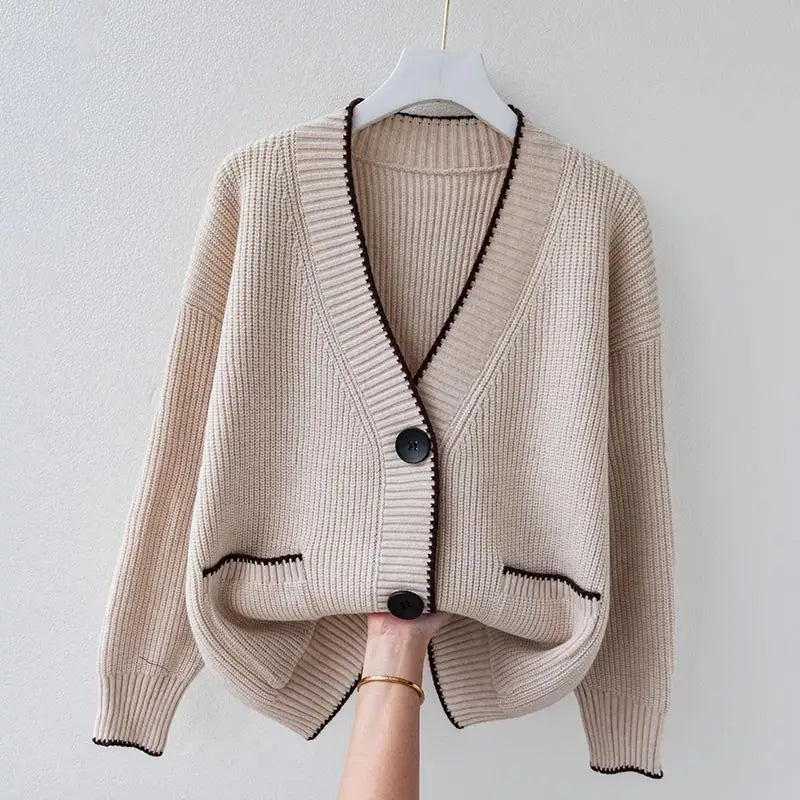 Chic – Oversized pleten telovnik