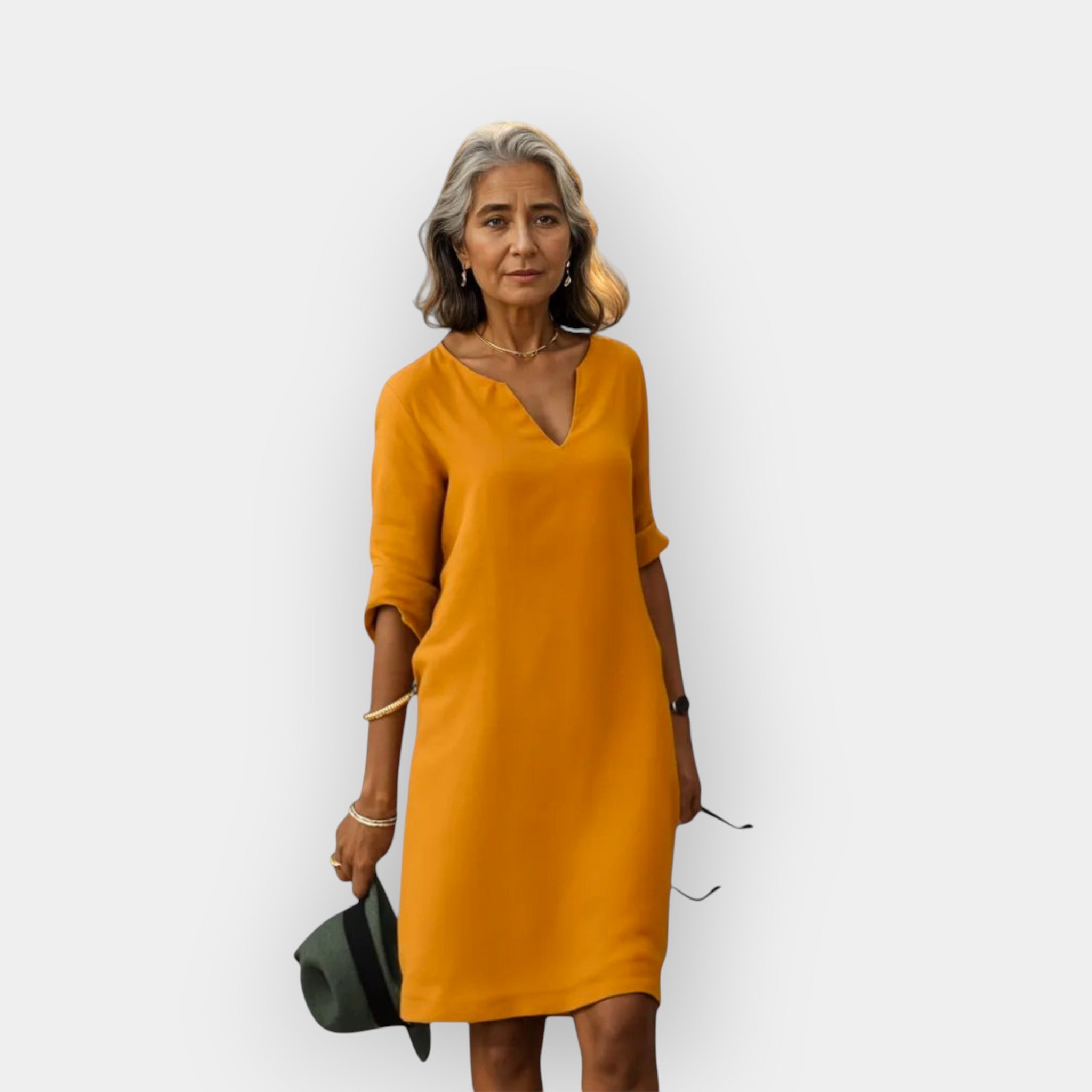 Svetla poletna obleka