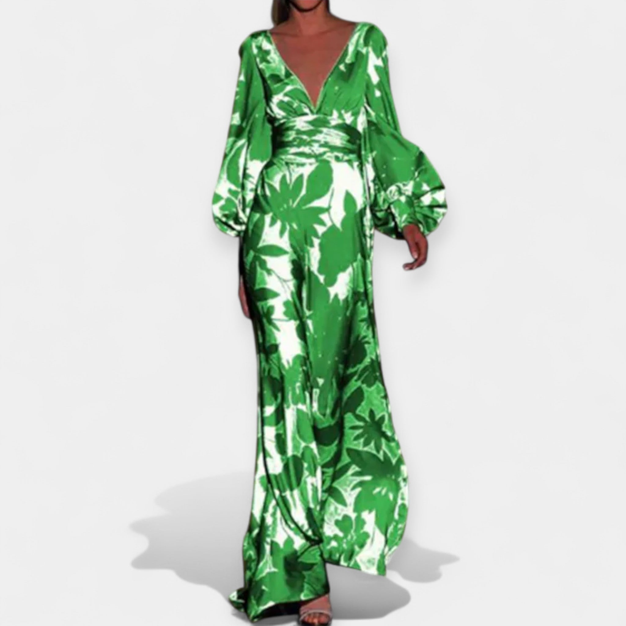 Haljina z vzorci, ki spominjajo na oblake