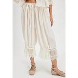 Παντελόνα Boho με Δαντέλα