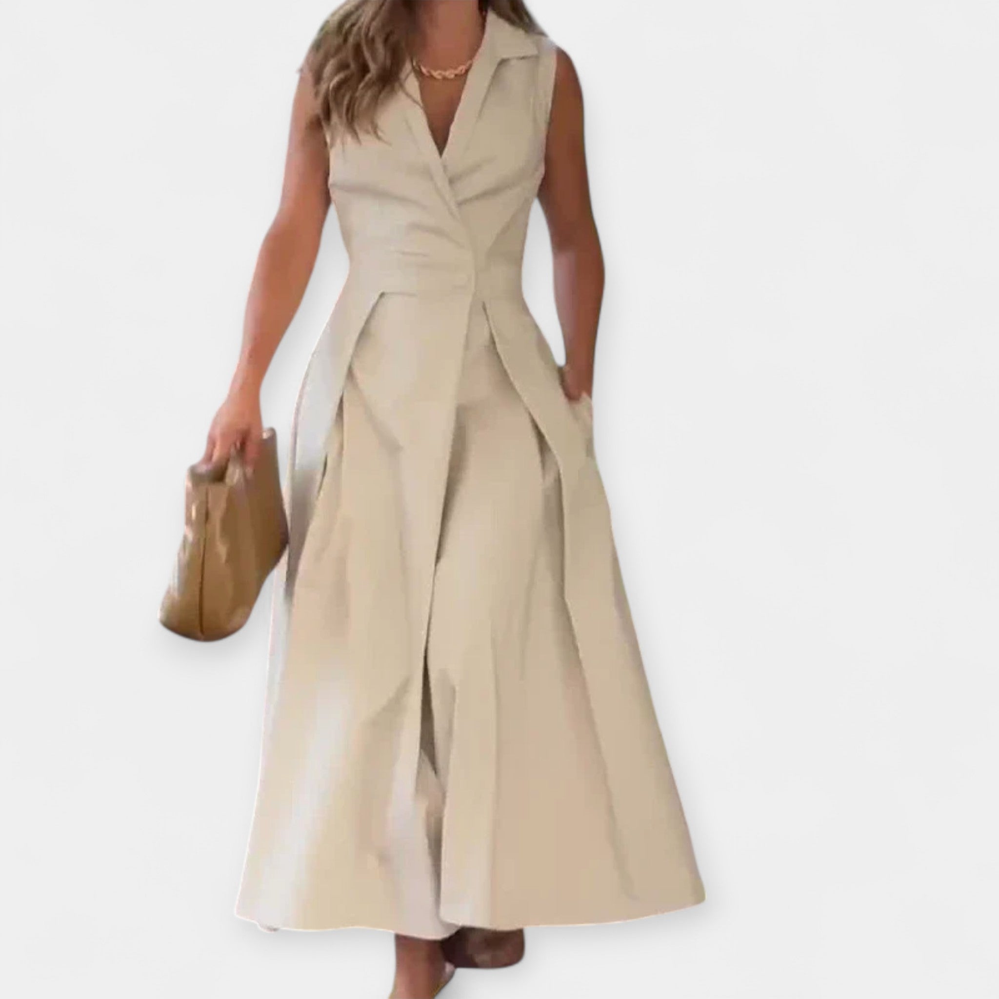 Mini obleka z ovratnikom