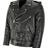 Oliver™ | Klassisk Biker Læderjakke