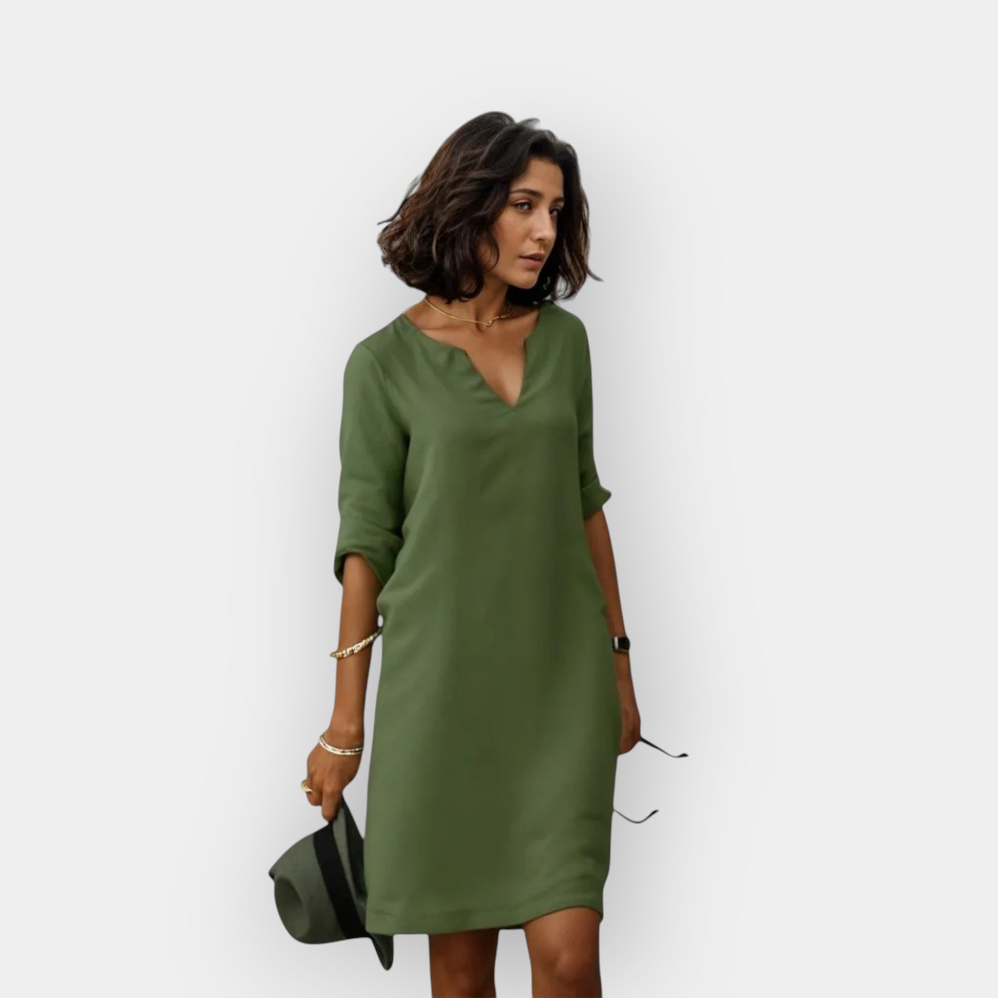 Svetla poletna obleka