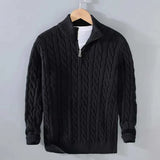 Marco™ | Sweater med halv lynlås
