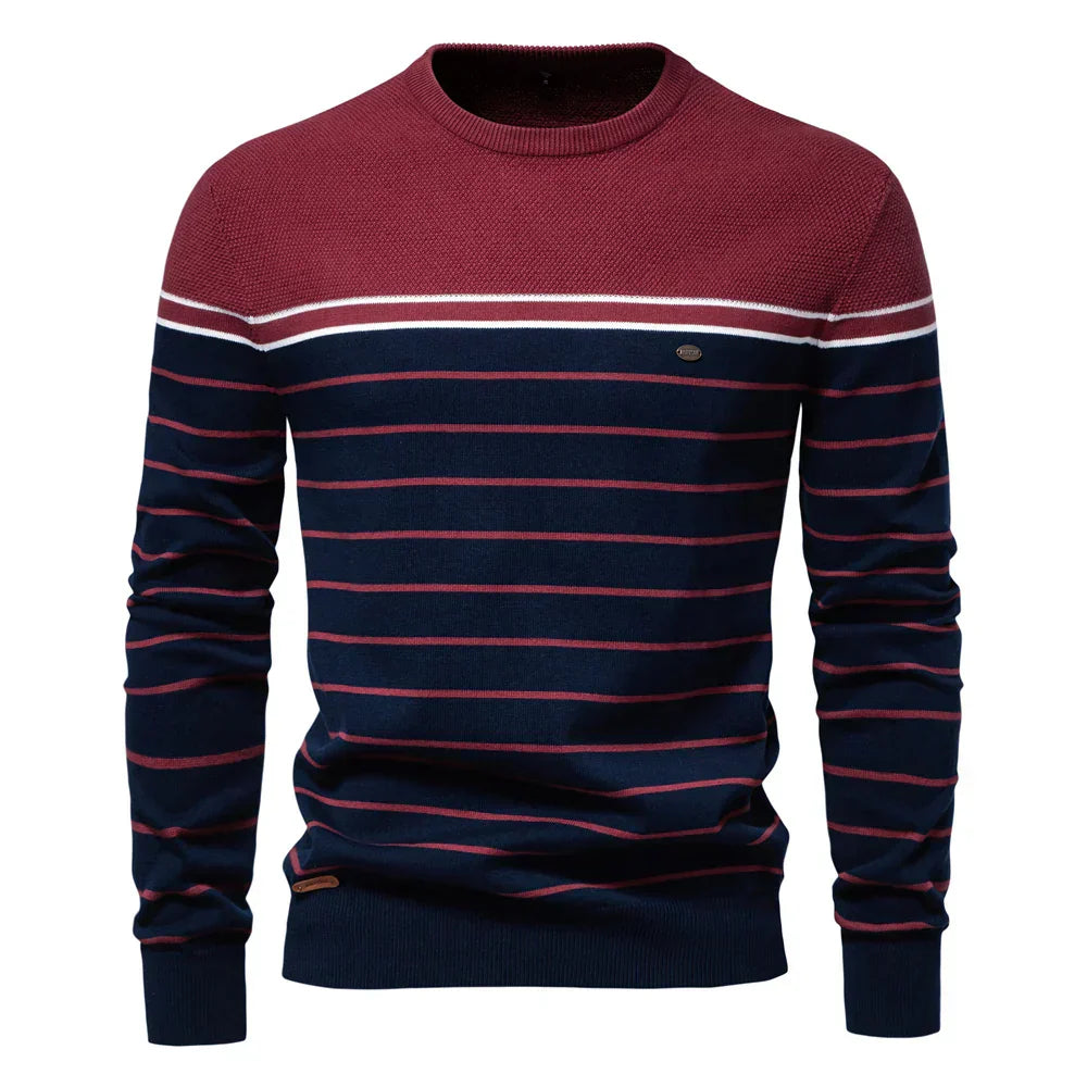 Georg™ | Herretrøje Med Stripedesign