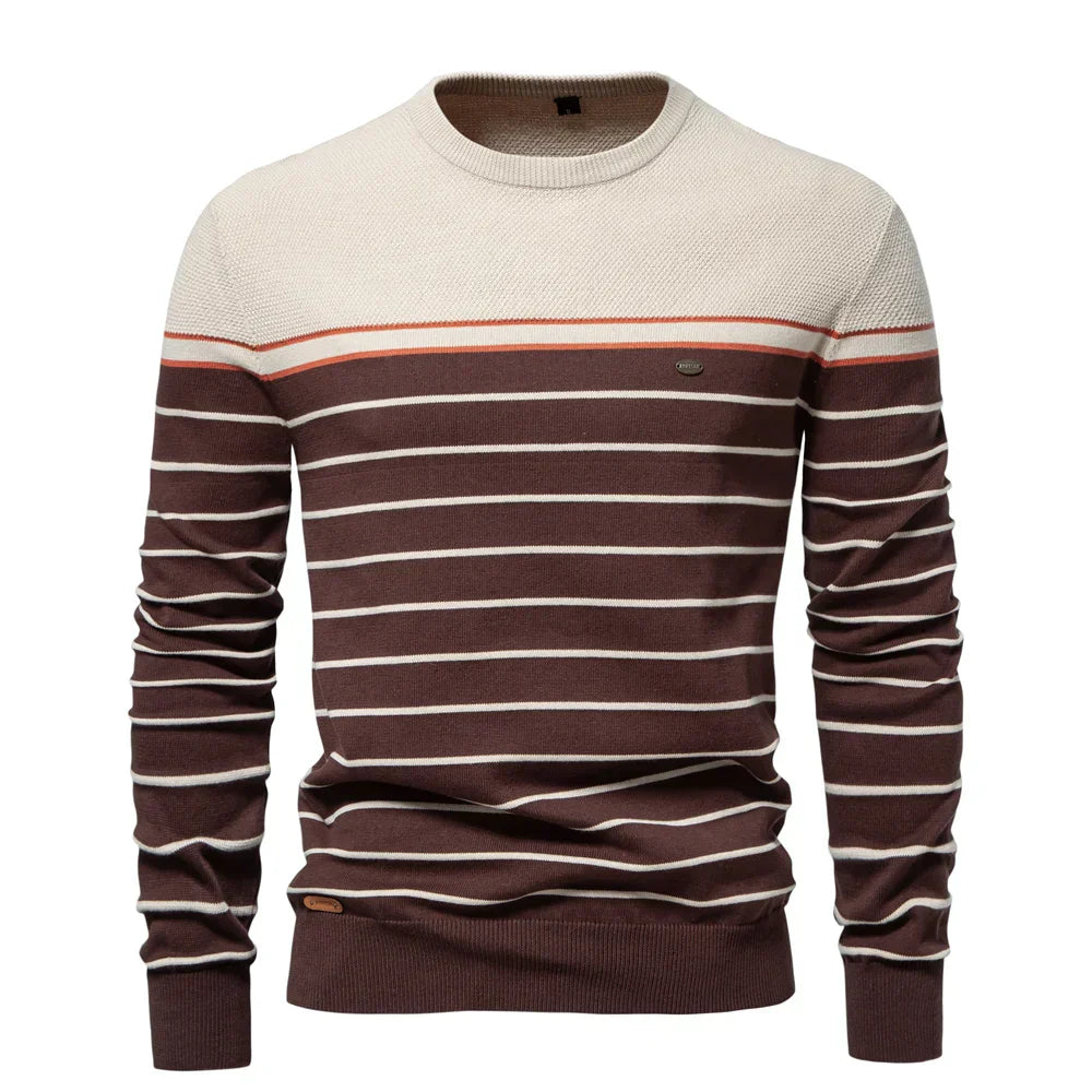 Georg™ | Herretrøje Med Stripedesign