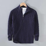 Marco™ | Sweater med halv lynlås