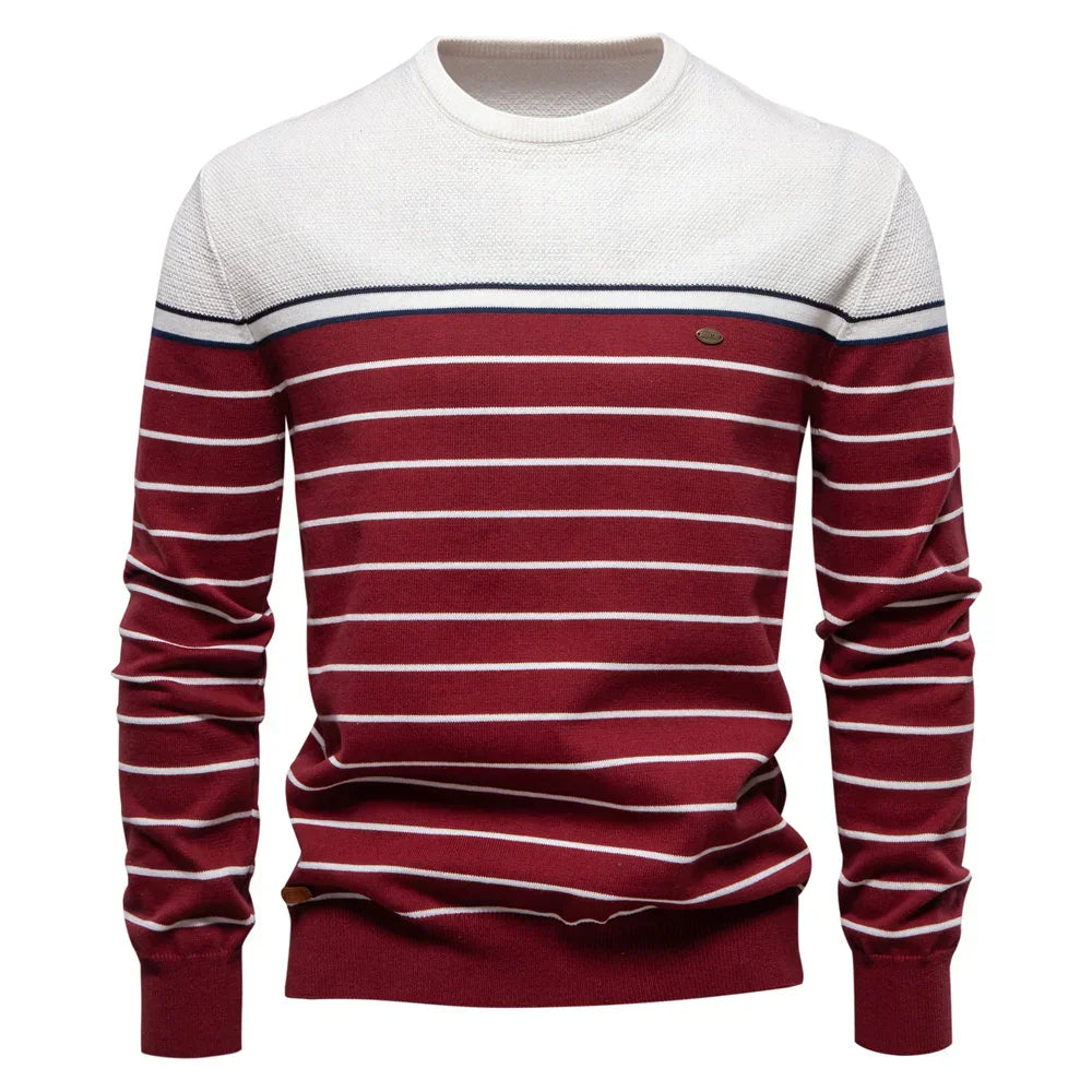 Georg™ | Herretrøje Med Stripedesign