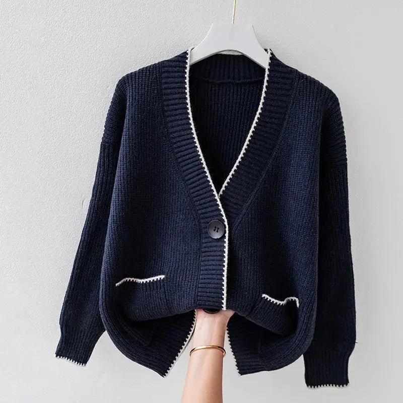 Chic – Oversized pleten telovnik