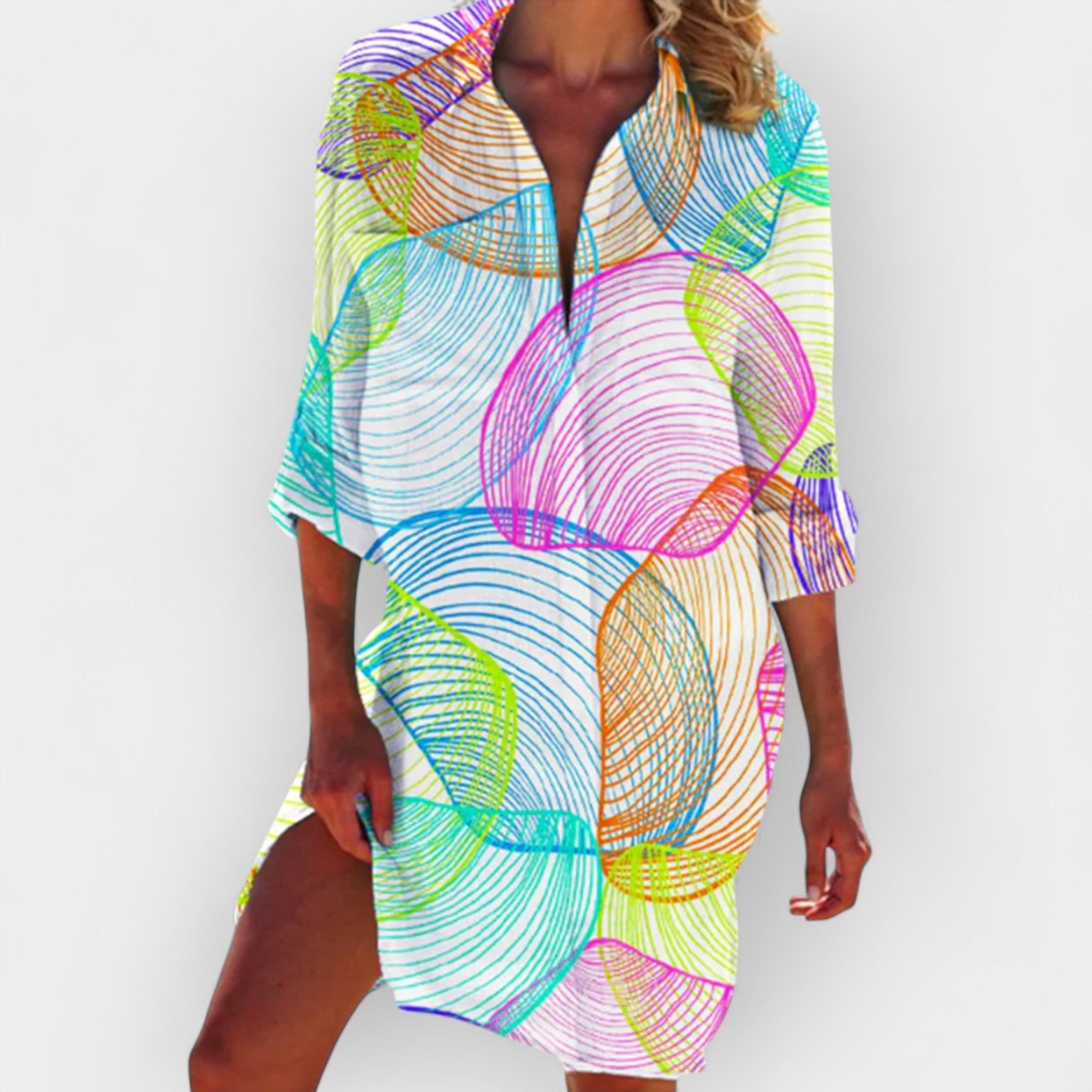 Elegantna obleka s klasično silhueto