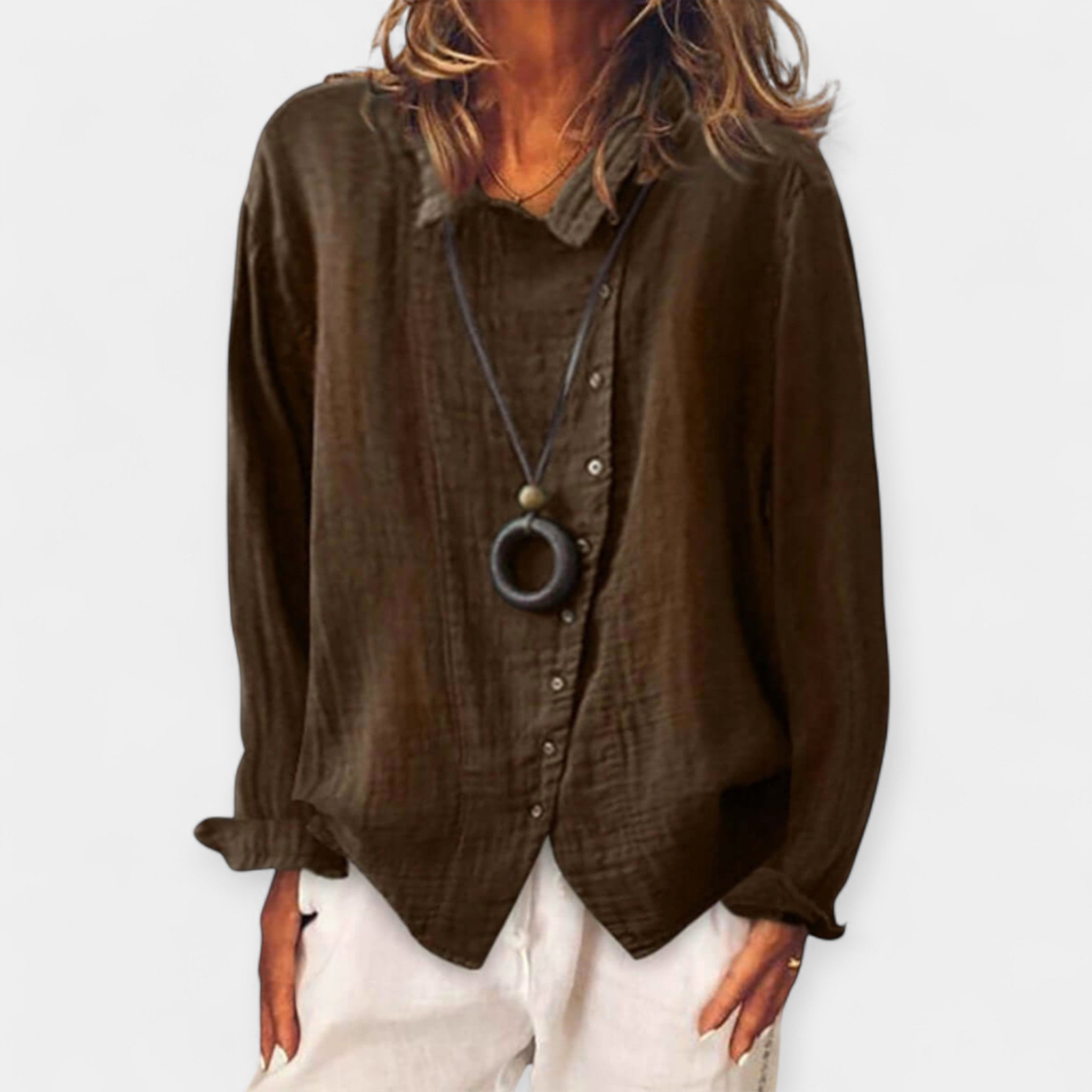 Dolga vsakdanska bluzo