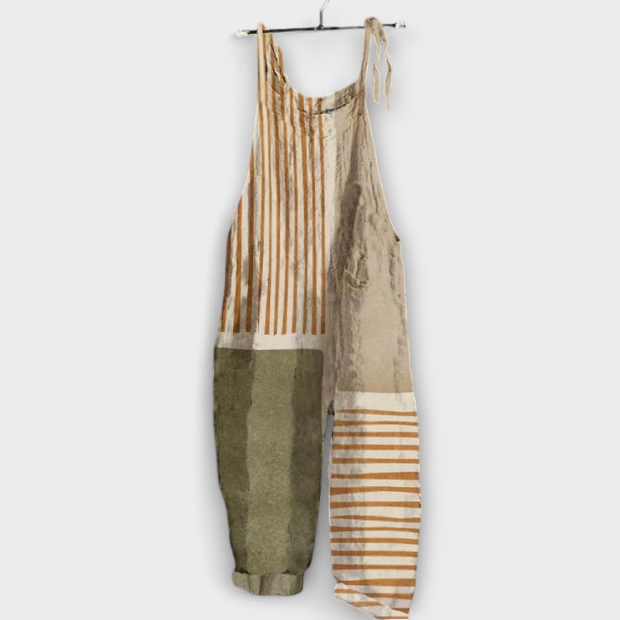 Vintage Darija Kombinezon s Širokimi Hlačami za Poletne Dneve