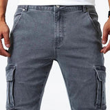 Džinsi André Ferran Cargo Denim