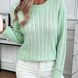 Bernila – Ladies' Cable Knit Jumper