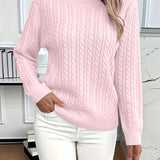 Bernila – Ladies' Cable Knit Jumper
