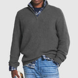 Patrick | Strikket sweater med lynlås