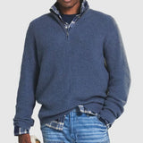 Patrick | Strikket sweater med lynlås