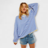 Mary - Oversized Prugasti Sweater