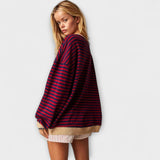 Mary - Oversized Prugasti Sweater