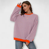 Mary - Oversized Prugasti Sweater