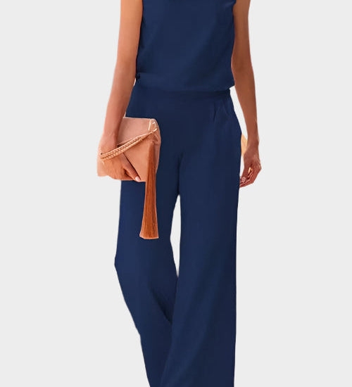 Jumpsuit brez rokavov za ženske