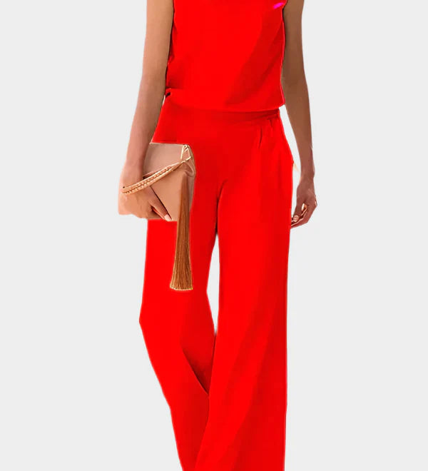 Jumpsuit brez rokavov za ženske