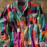 Luka | Patchwork košulja modernog kroja