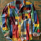 Luka | Patchwork košulja modernog kroja