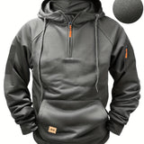 Henrik™ | Essential Hoodie med Halv Lynlås