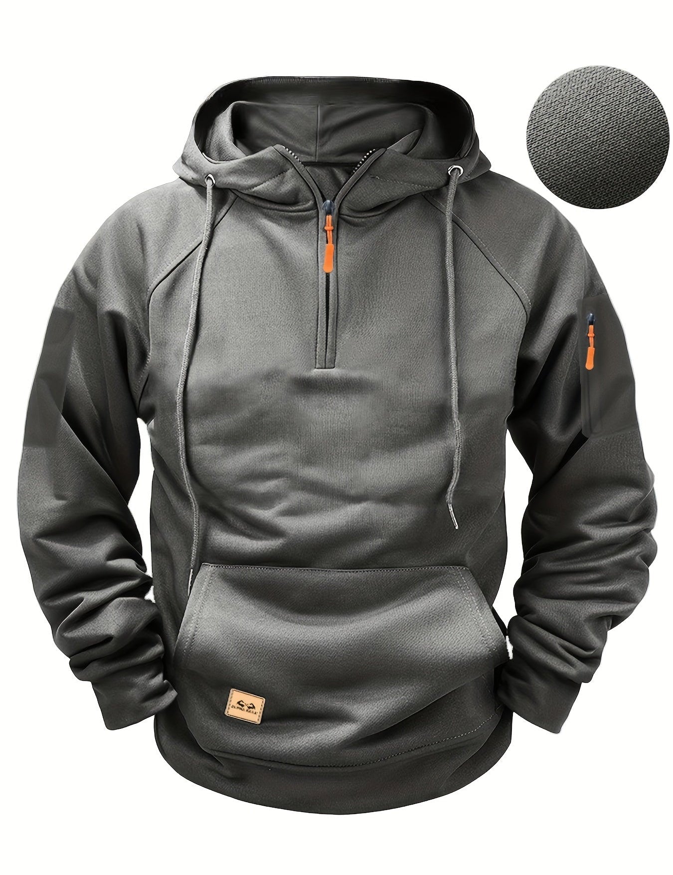 Henrik™ | Essential Hoodie med Halv Lynlås
