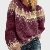 Cozy – Pleten puli z visokim ovratnikom