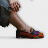 Φάλον – Καφέ Λόφερ με Λεοπάρδαλη Εκτύπωση
