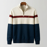 Pulover ELSTON Heritage s kratko zadrgo