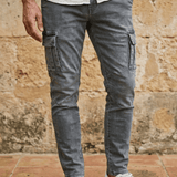 Džinsi André Ferran Cargo Denim