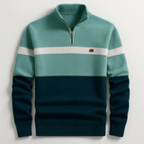 Pulover ELSTON Heritage s kratko zadrgo