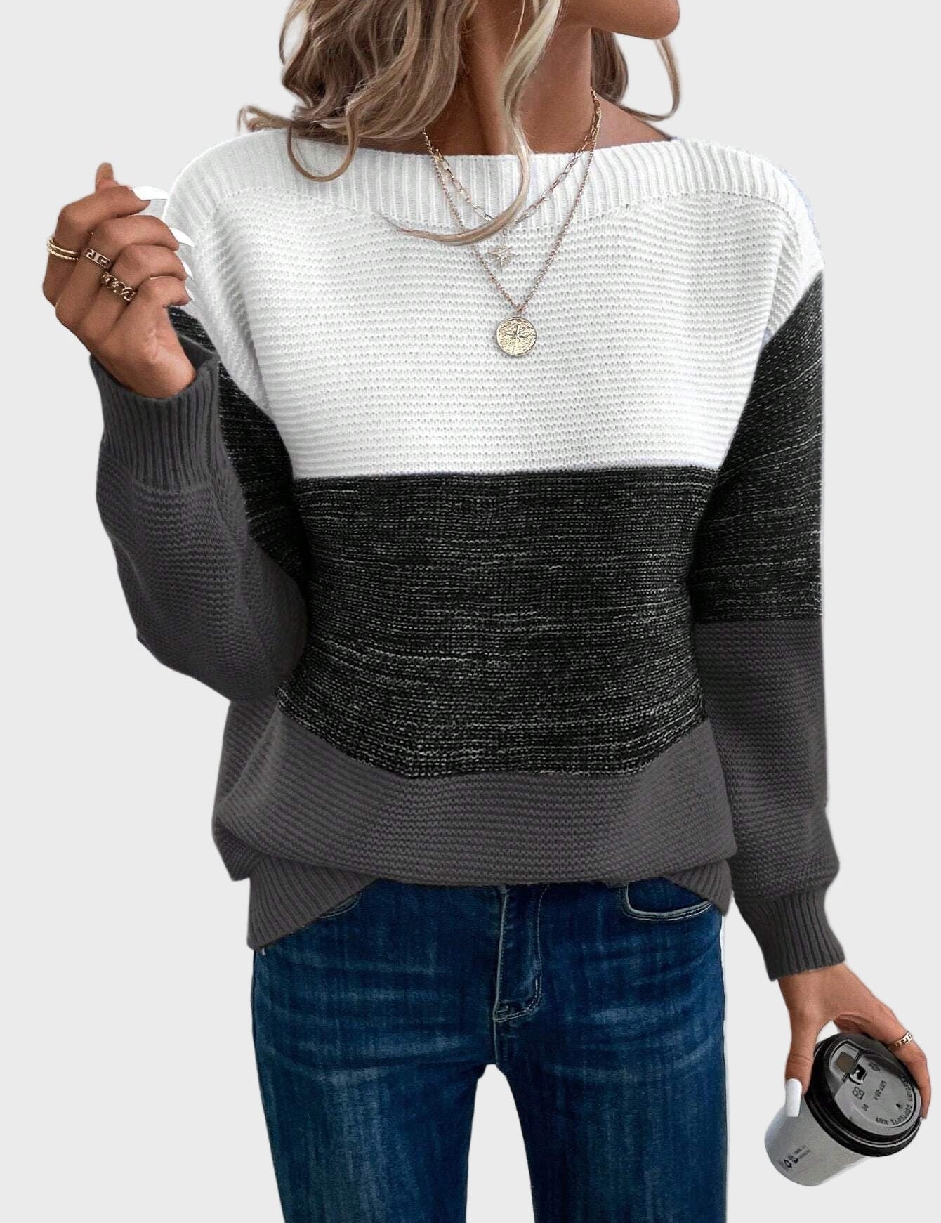 Elegant Woven Turtleneck