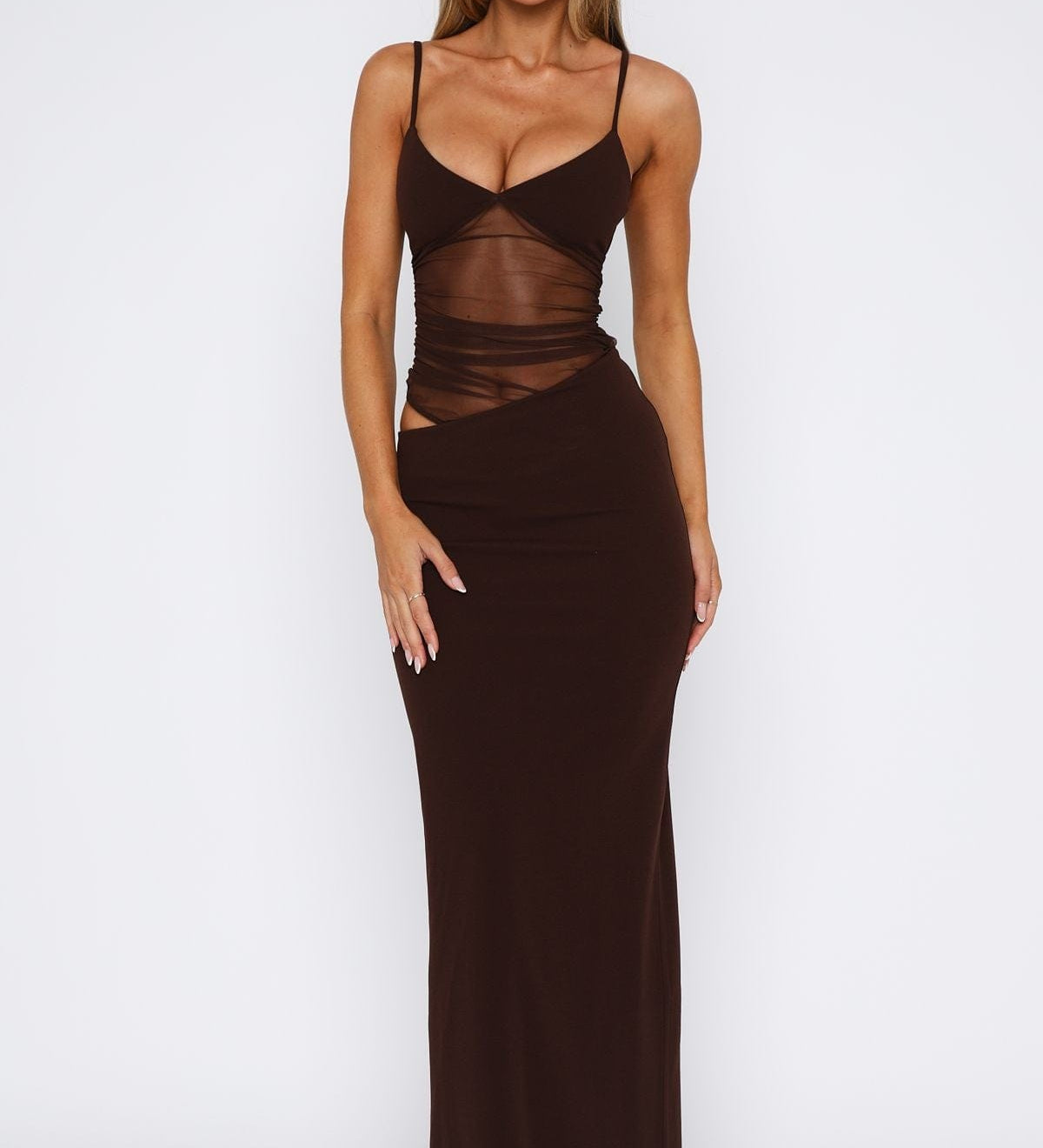 Aisling - Oprijeta obleka za zabavo z odprtim hrbtom