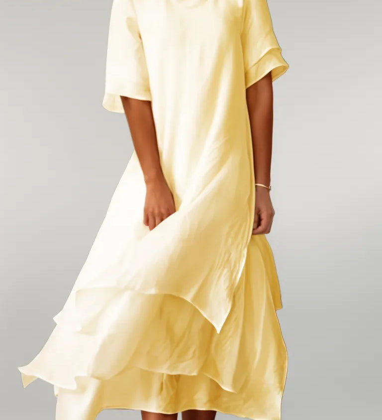 Haljina Maya z elegantnimi volančki