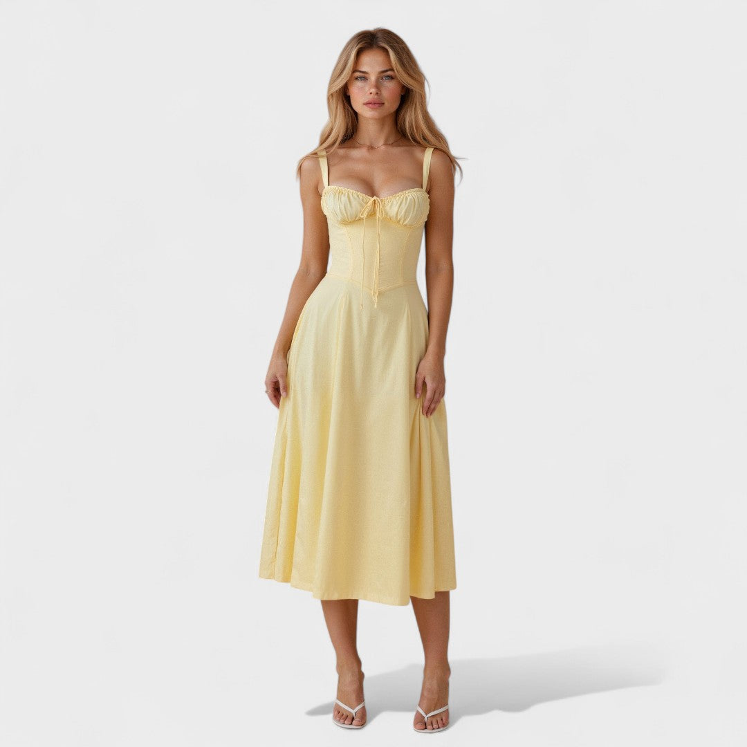 Petra - Midi korzetna obleka