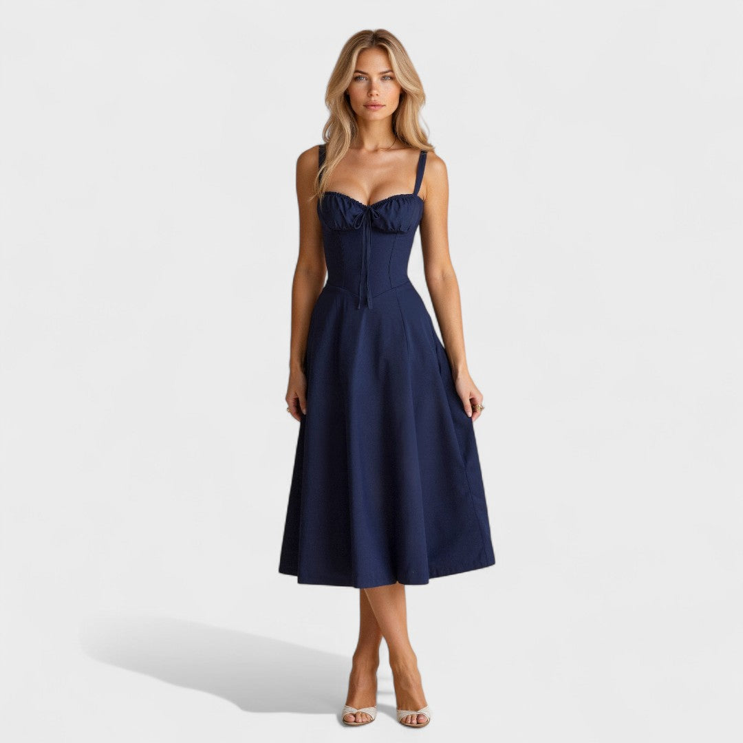 Petra - Midi korzetna obleka