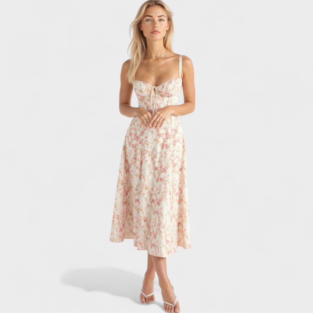 Petra - Midi korzetna obleka