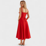 Petra - Midi Korset Dress