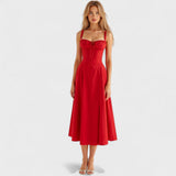 Petra - Midi Korset Dress