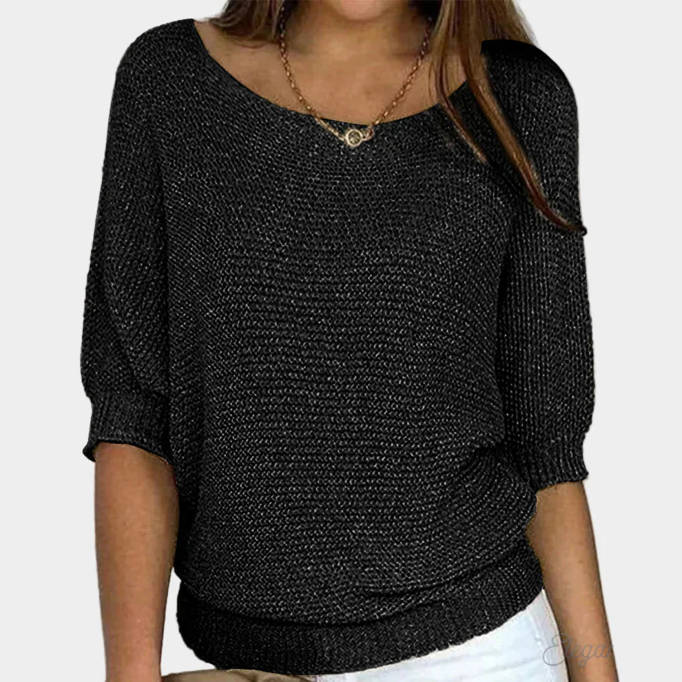 Elegantni pleteni pulover