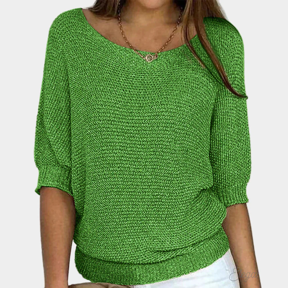 Elegantni pleteni pulover